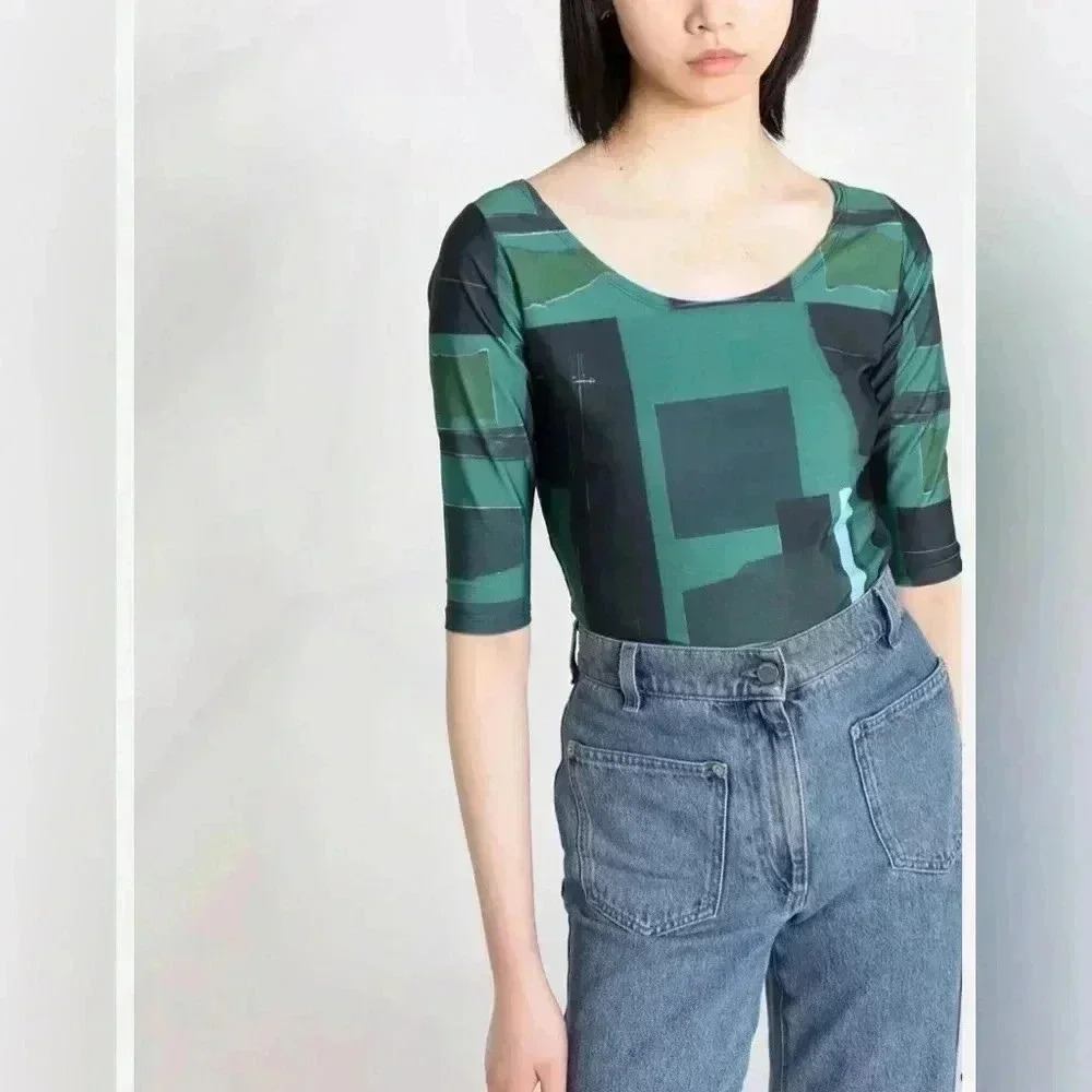 Henrik Vibskov Yummy Woman’s Mid-Length Sleeve Top Size Large
